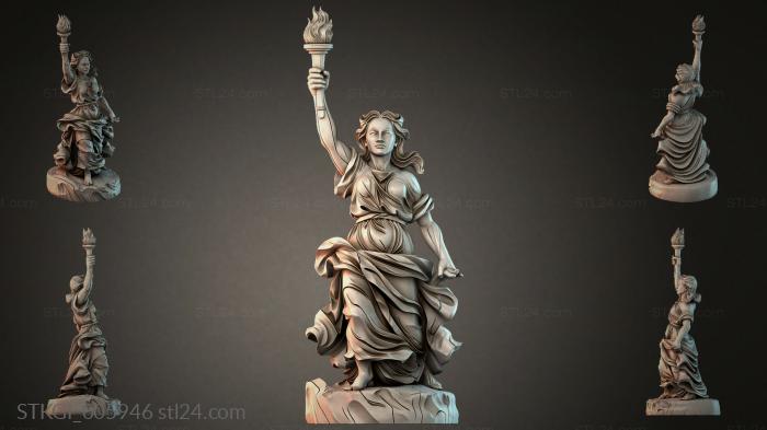 Statues of girls (STKGI_005946) 3D models for cnc