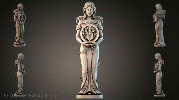 Statues of girls (STKGI_005980) 3D models for cnc