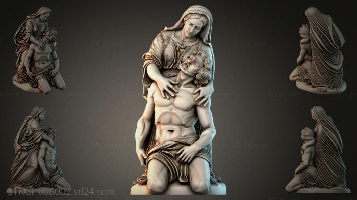 Statues of girls (STKGI_006002) 3D models for cnc