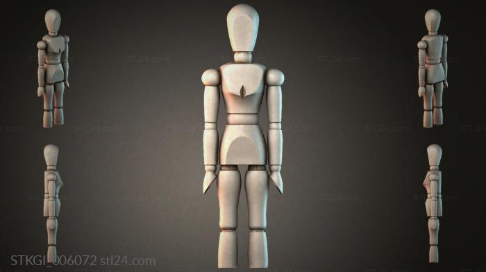Statues of girls (STKGI_006072) 3D models for cnc
