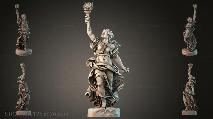 Statues of girls (STKGI_006125) 3D models for cnc