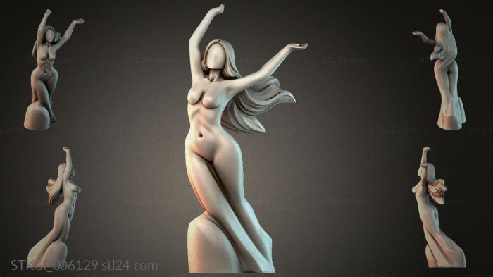 Statues of girls (STKGI_006129) 3D models for cnc
