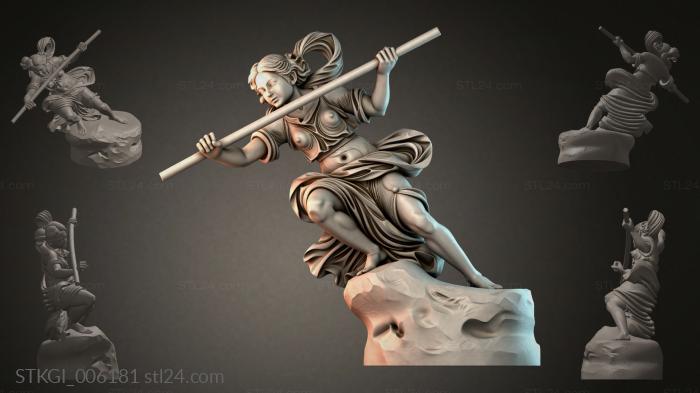 Statues of girls (STKGI_006181) 3D models for cnc