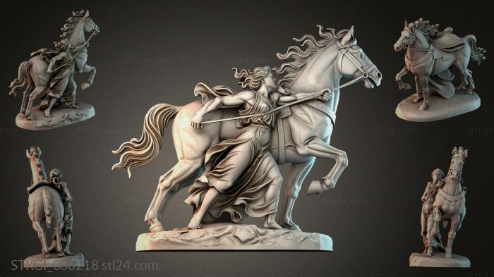 Statues of girls (STKGI_006218) 3D models for cnc