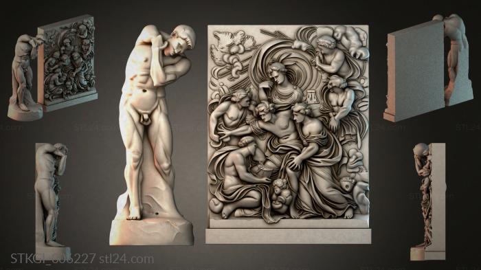 Statues of girls (STKGI_006227) 3D models for cnc