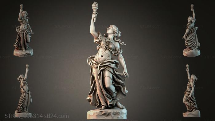 Statues of girls (STKGI_006314) 3D models for cnc