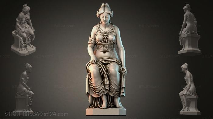 Statues of girls (STKGI_006360) 3D models for cnc