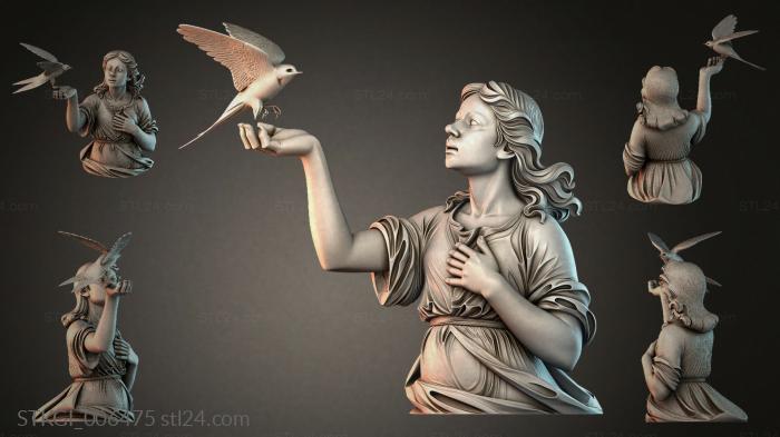 Statues of girls (STKGI_006475) 3D models for cnc
