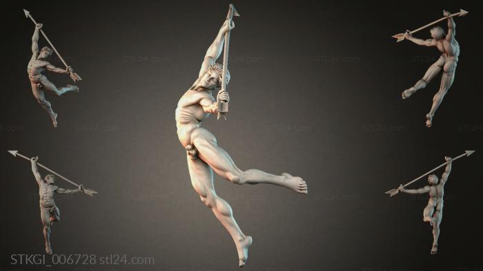 Statues of girls (STKGI_006728) 3D models for cnc