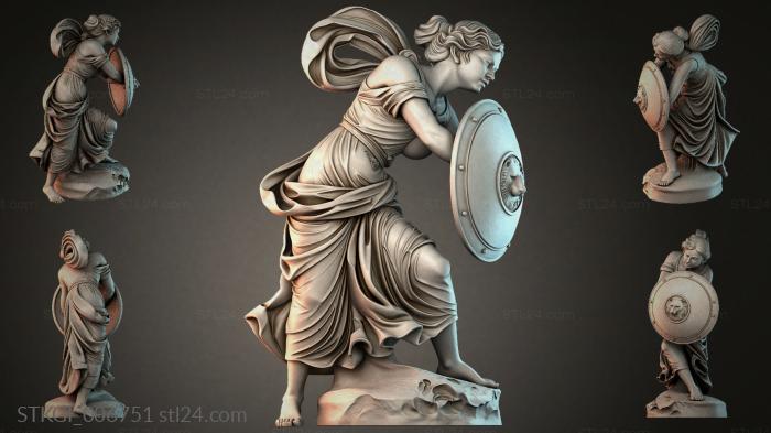 Statues of girls (STKGI_006751) 3D models for cnc