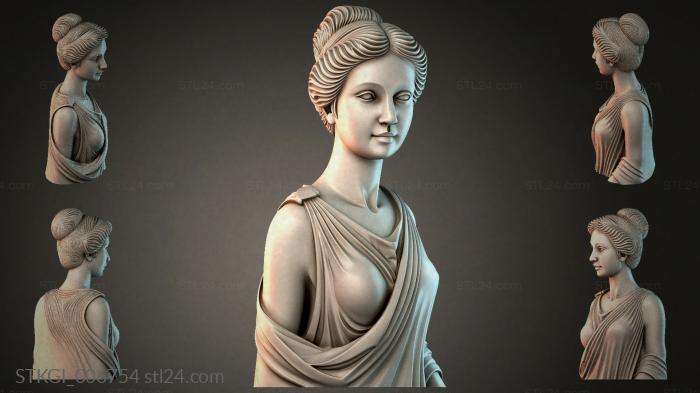 Statues of girls (STKGI_006754) 3D models for cnc