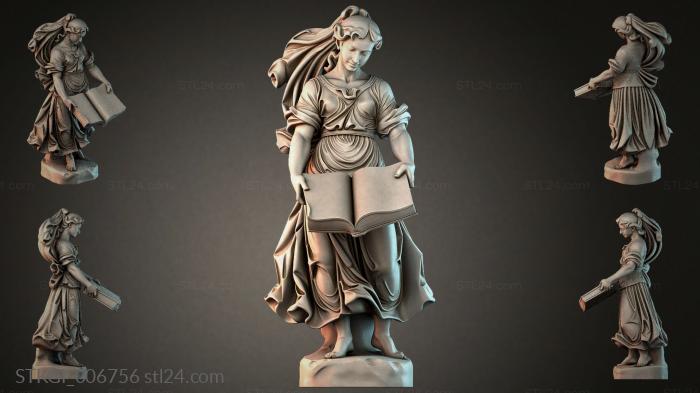 Statues of girls (STKGI_006756) 3D models for cnc
