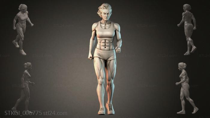 Statues of girls (STKGI_006775) 3D models for cnc