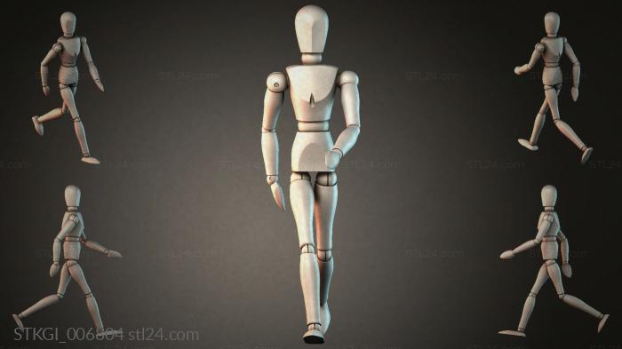 Statues of girls (STKGI_006804) 3D models for cnc