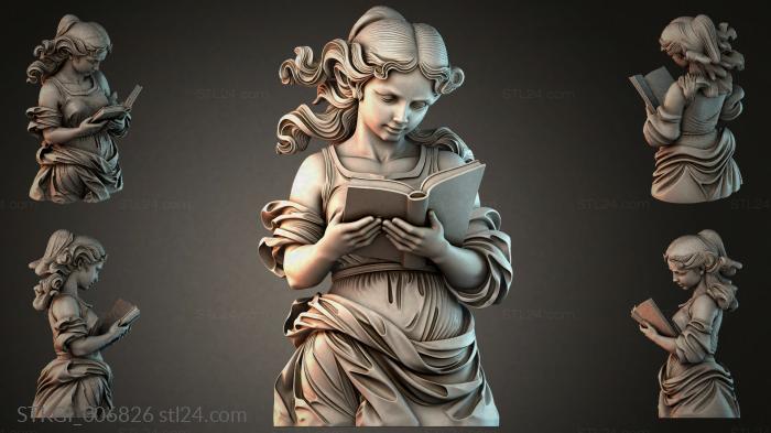 Statues of girls (STKGI_006826) 3D models for cnc