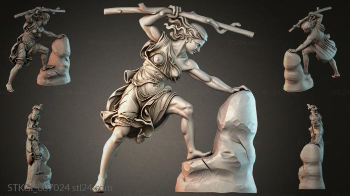 Statues of girls (STKGI_007024) 3D models for cnc