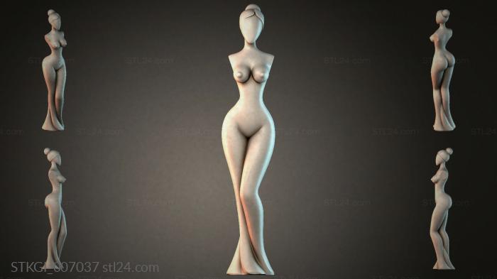 Statues of girls (STKGI_007037) 3D models for cnc