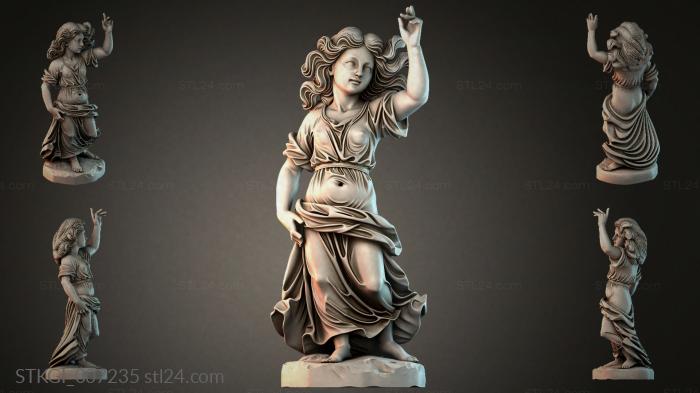 Statues of girls (STKGI_007235) 3D models for cnc
