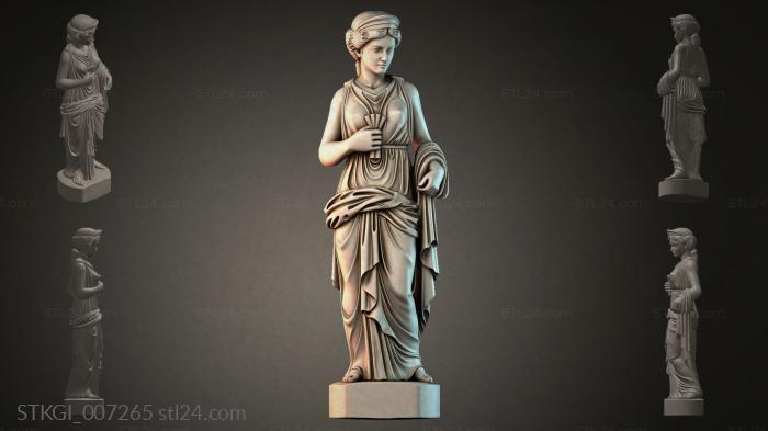 Statues of girls (STKGI_007265) 3D models for cnc
