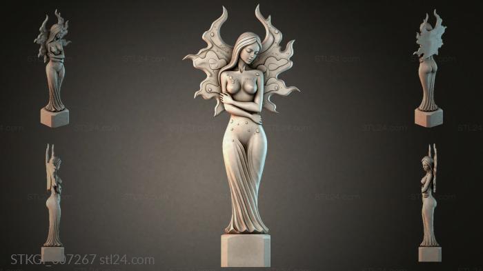 Statues of girls (STKGI_007267) 3D models for cnc