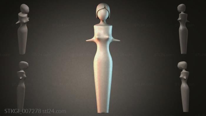 Statues of girls (STKGI_007278) 3D models for cnc