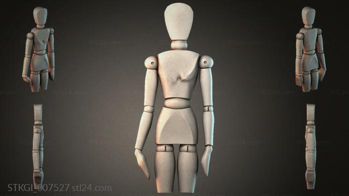 Statues of girls (STKGI_007527) 3D models for cnc