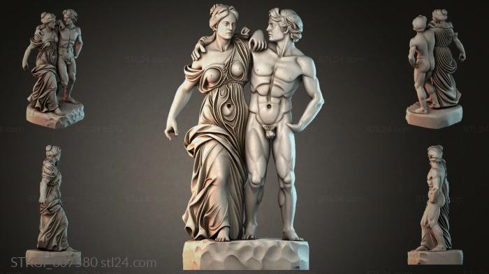 Statues of girls (STKGI_007580) 3D models for cnc