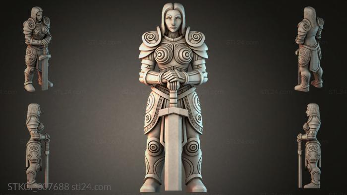 Statues of girls (STKGI_007688) 3D models for cnc