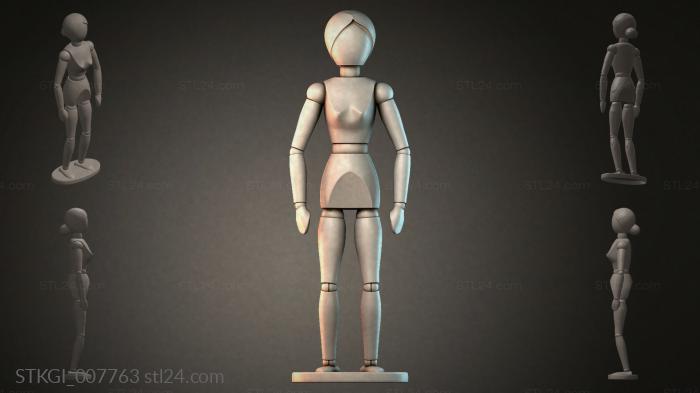 Statues of girls (STKGI_007763) 3D models for cnc