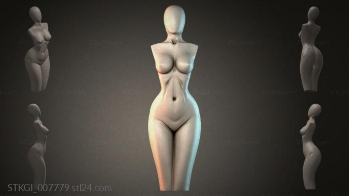 Statues of girls (STKGI_007779) 3D models for cnc