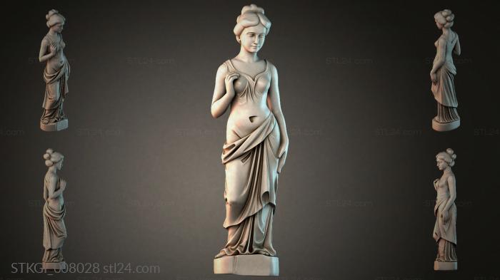 Statues of girls (STKGI_008028) 3D models for cnc