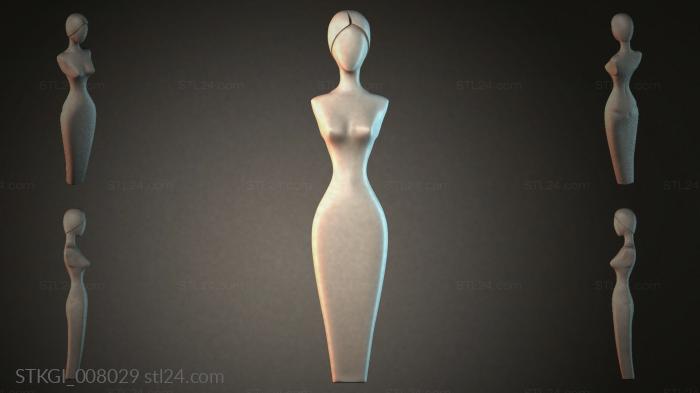 Statues of girls (STKGI_008029) 3D models for cnc