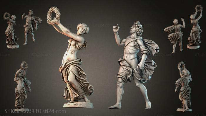 Statues of girls (STKGI_008110) 3D models for cnc