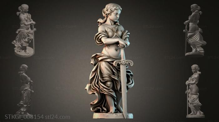 Statues of girls (STKGI_008154) 3D models for cnc