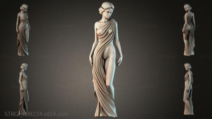 Statues of girls (STKGI_008224) 3D models for cnc
