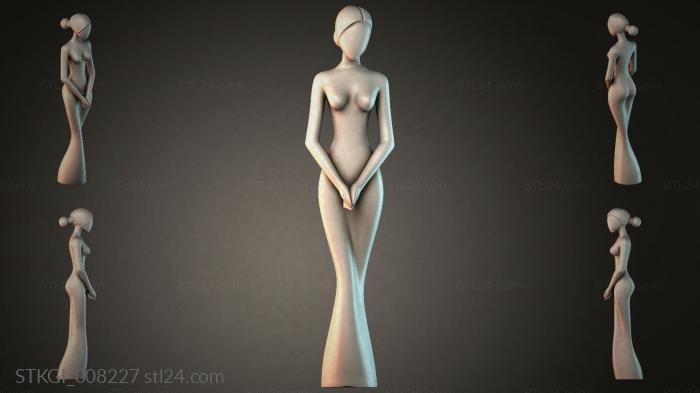 Statues of girls (STKGI_008227) 3D models for cnc