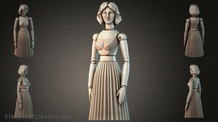 Statues of girls (STKGI_008326) 3D models for cnc