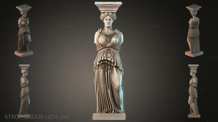Statues of girls (STKGI_008328) 3D models for cnc