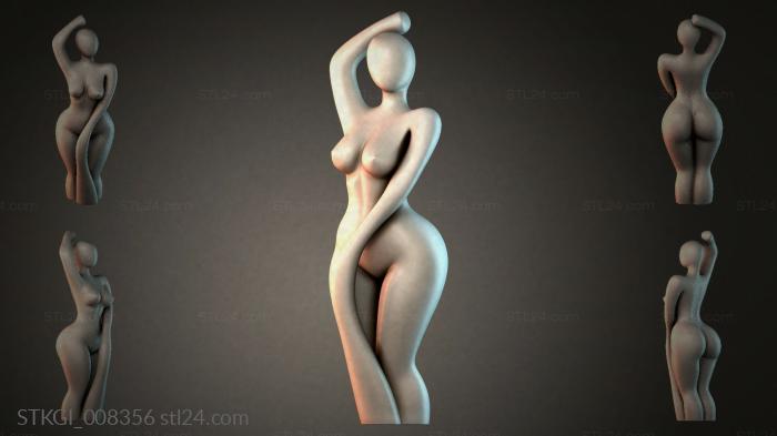 Statues of girls (STKGI_008356) 3D models for cnc