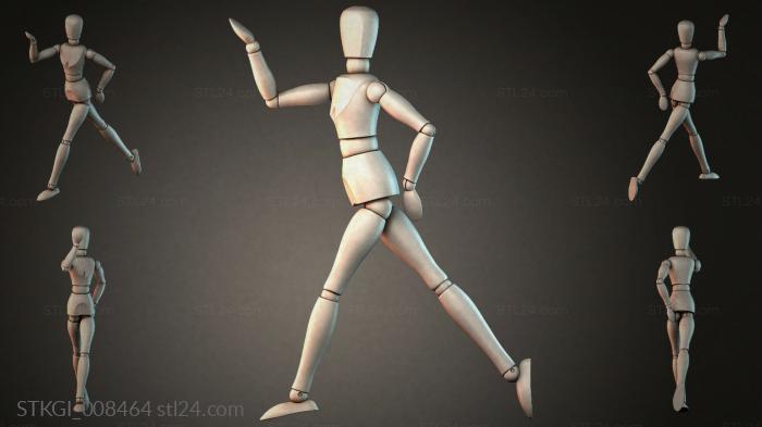 Statues of girls (STKGI_008464) 3D models for cnc