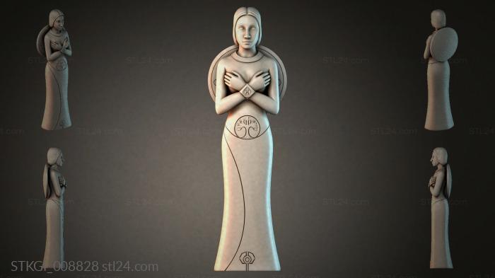Statues of girls (STKGI_008828) 3D models for cnc