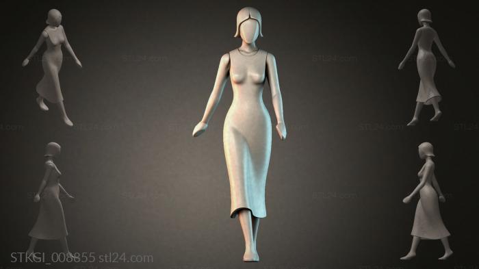 Statues of girls (STKGI_008855) 3D models for cnc