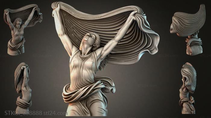 Statues of girls (STKGI_008888) 3D models for cnc