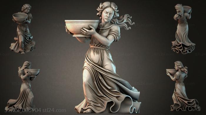 Statues of girls (STKGI_008904) 3D models for cnc