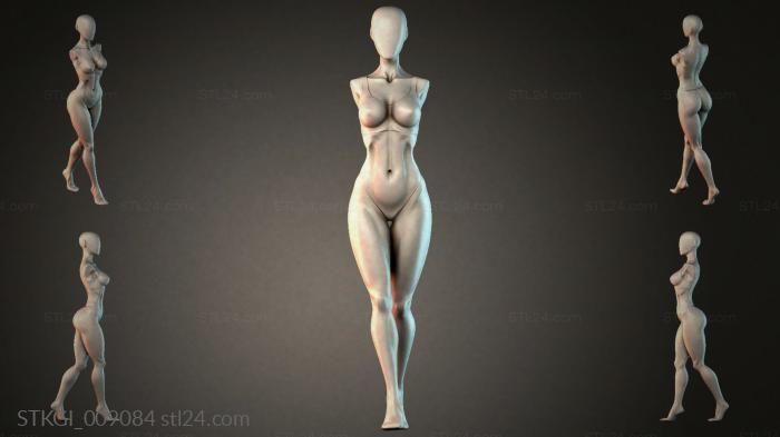 Statues of girls (STKGI_009084) 3D models for cnc