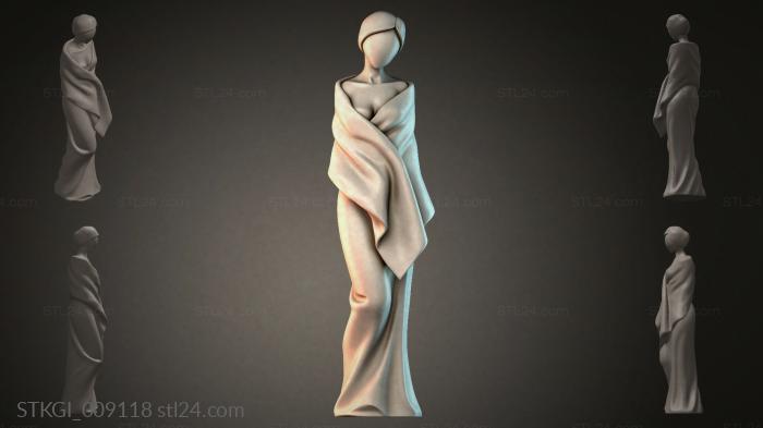 Statues of girls (STKGI_009118) 3D models for cnc