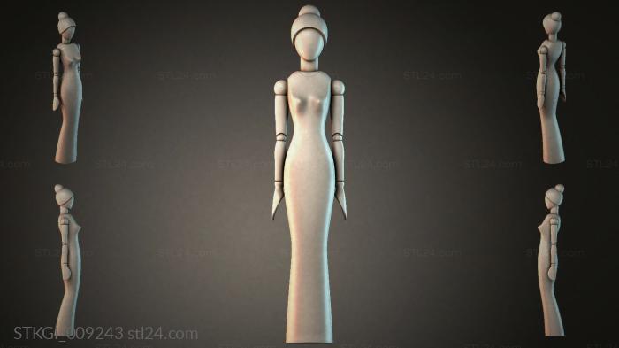 Statues of girls (STKGI_009243) 3D models for cnc