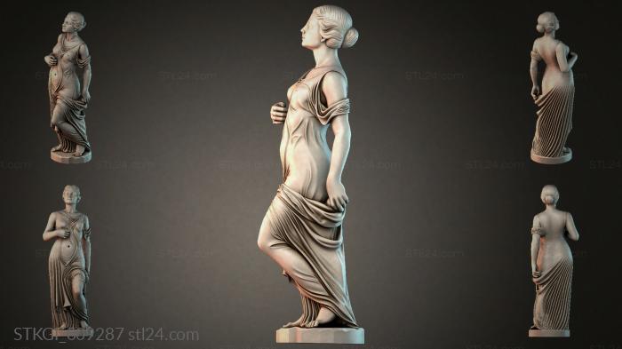 Statues of girls (STKGI_009287) 3D models for cnc