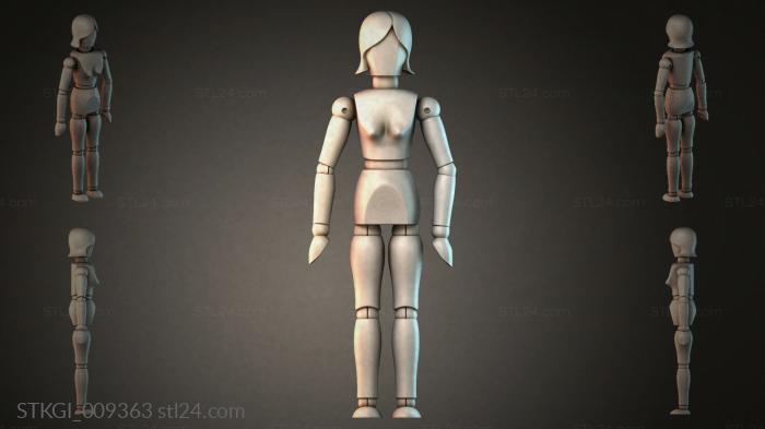 Statues of girls (STKGI_009363) 3D models for cnc