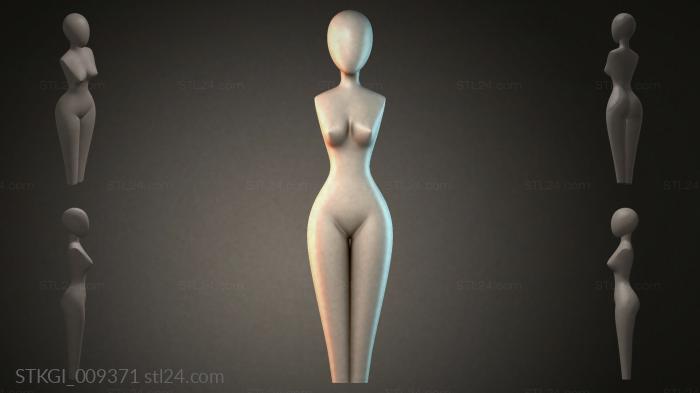 Statues of girls (STKGI_009371) 3D models for cnc